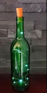 Light up wine bottle